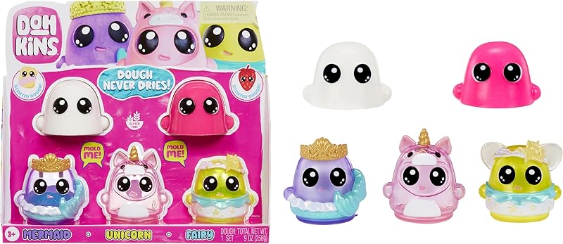 DohKins Fantasy Characters Mermaid Unicorn