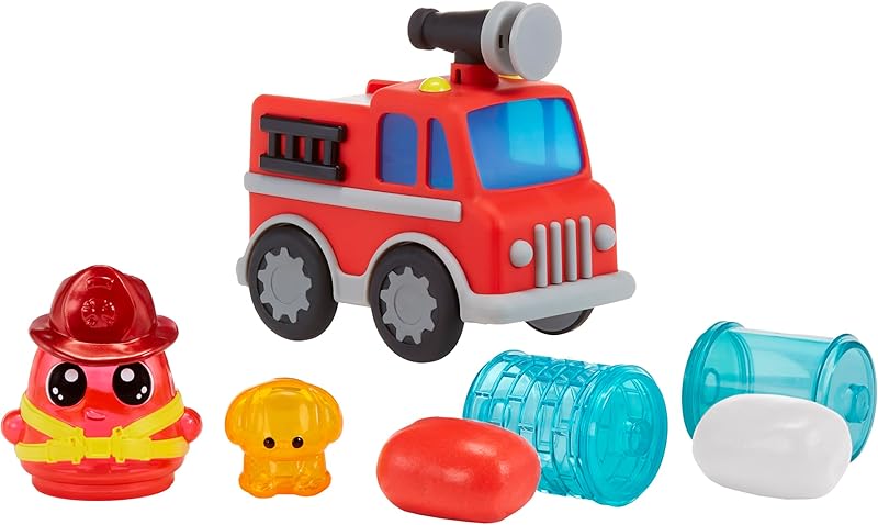 DohKins Fire Truck Firefighter Dough